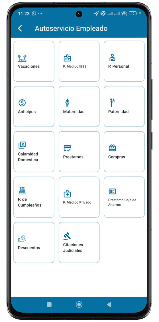 Autoservicio de Empleados